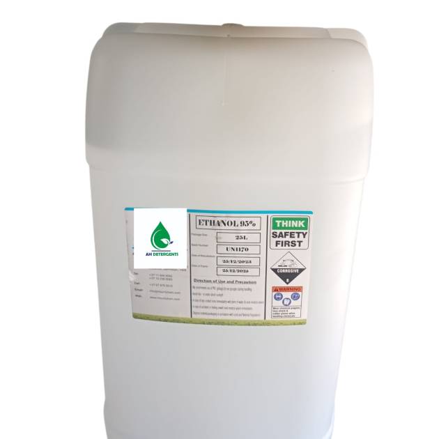 95% Ethanol 25L – High Purity Industrial & Cleaning Alcohol