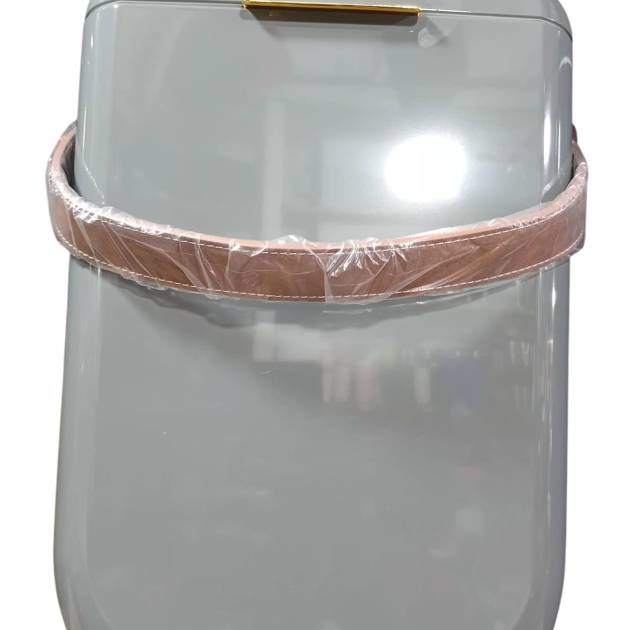 Portable Cooler Box with Leather Strap & Gold Latch - Insulated Ice Storage